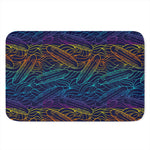 EDM Surfing Wave Pattern Print Indoor Door Mat
