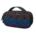 EDM Surfing Wave Pattern Print Portable Cooler Travel Case