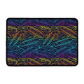 EDM Surfing Wave Pattern Print Kitchen Mat