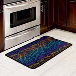 EDM Surfing Wave Pattern Print Kitchen Mat