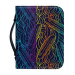 EDM Surfing Wave Pattern Print Leather Bible Cover