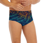 EDM Surfing Wave Pattern Print Men's Briefs