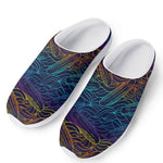 EDM Surfing Wave Pattern Print Mesh Casual Shoes