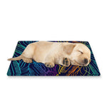 EDM Surfing Wave Pattern Print Pet Cooling Mat Cover