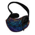 EDM Surfing Wave Pattern Print Pet Sling Carrier