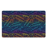 EDM Surfing Wave Pattern Print Polyester Doormat