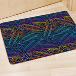EDM Surfing Wave Pattern Print Polyester Doormat