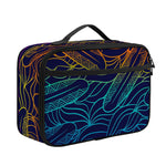 EDM Surfing Wave Pattern Print Portable Lunch Bag