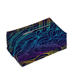 EDM Surfing Wave Pattern Print Rectangle Tissue Box Cover