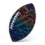 EDM Surfing Wave Pattern Print Rugby Ball