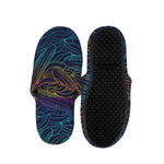 EDM Surfing Wave Pattern Print Slippers