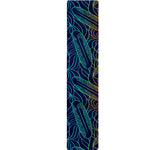 EDM Surfing Wave Pattern Print Table Runner