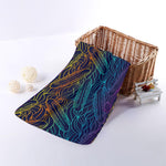 EDM Surfing Wave Pattern Print Towel