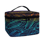 EDM Surfing Wave Pattern Print Travel Makeup Bag