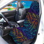 EDM Surfing Wave Pattern Print Waterproof Car Seat Cover