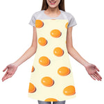 Egg Yolk Pattern Print Adjustable Apron
