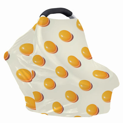 Egg Yolk Pattern Print Baby Seat Cover