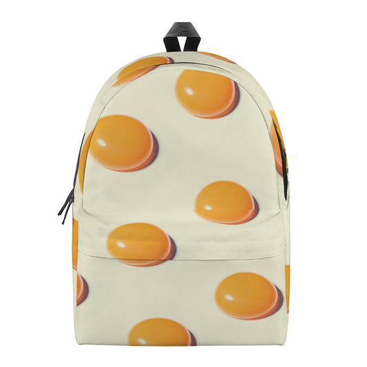 Egg Yolk Pattern Print Backpack
