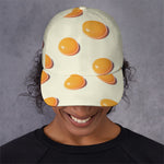 Egg Yolk Pattern Print Baseball Cap