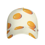 Egg Yolk Pattern Print Baseball Cap