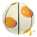 Egg Yolk Pattern Print Basketball