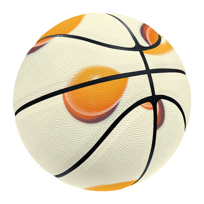 Egg Yolk Pattern Print Basketball