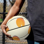 Egg Yolk Pattern Print Basketball