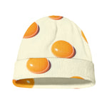 Egg Yolk Pattern Print Beanie