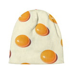 Egg Yolk Pattern Print Beanie