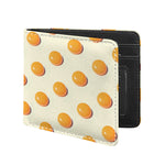 Egg Yolk Pattern Print Bifold Wallet