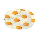 Egg Yolk Pattern Print Car Side Mirror Covers