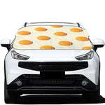 Egg Yolk Pattern Print Car Windshield Snow Cover