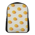 Egg Yolk Pattern Print Casual Backpack
