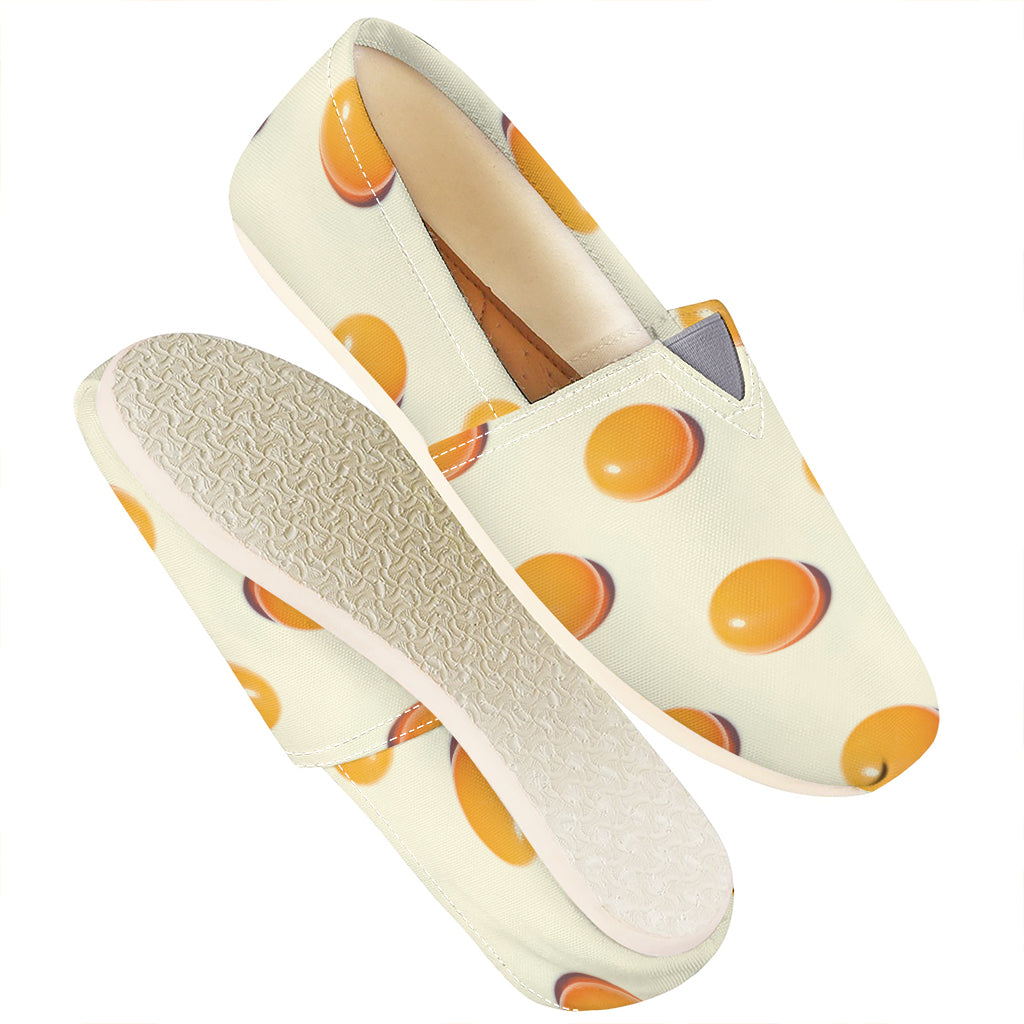 Egg Yolk Pattern Print Casual Shoes