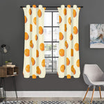 Egg Yolk Pattern Print Curtain
