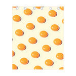 Egg Yolk Pattern Print Curtain