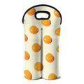 Egg Yolk Pattern Print Double Neoprene Wine Tote