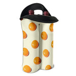 Egg Yolk Pattern Print Double Neoprene Wine Tote
