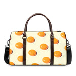 Egg Yolk Pattern Print Duffle Bag
