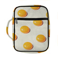 Egg Yolk Pattern Print Front Pocket Bible Bag