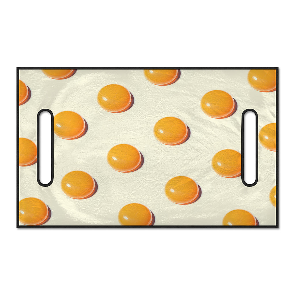 Egg Yolk Pattern Print Golf Cart Seat Cover