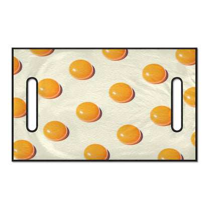 Egg Yolk Pattern Print Golf Cart Seat Cover