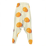 Egg Yolk Pattern Print Hammer Pants