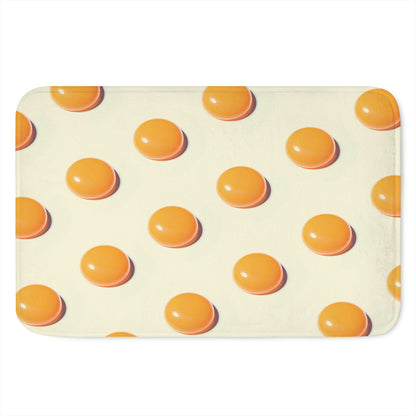 Egg Yolk Pattern Print Indoor Door Mat