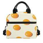 Egg Yolk Pattern Print Insulated Lunch Bag