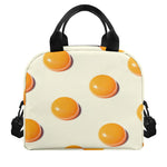Egg Yolk Pattern Print Insulated Lunch Bag