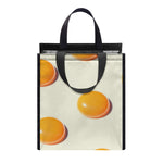 Egg Yolk Pattern Print Insulated Lunch Tote