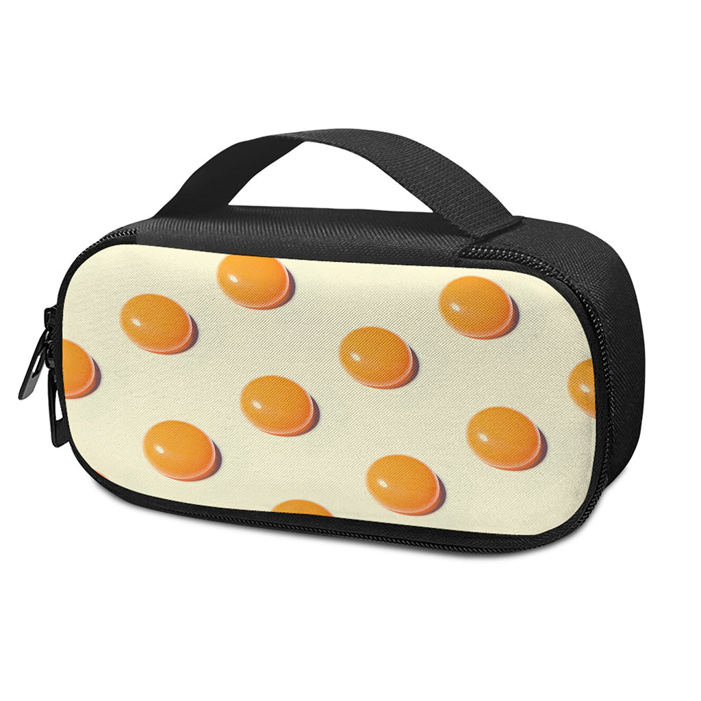 Egg Yolk Pattern Print Insulin Cooler Travel Case
