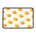 Egg Yolk Pattern Print Kitchen Mat