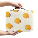 Egg Yolk Pattern Print Leather Bible Cover